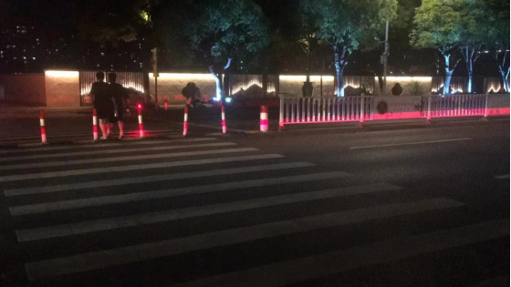 深圳豐上光電智能斑馬線預(yù)警系統(tǒng)又在一個城市落地啦！